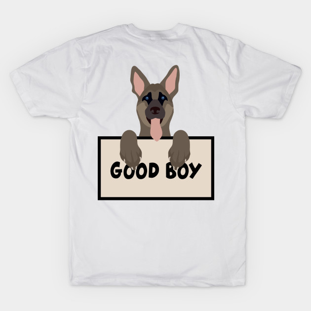 german shepherd good boy by ballooonfish